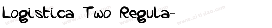 Logistica Two Regula字体转换